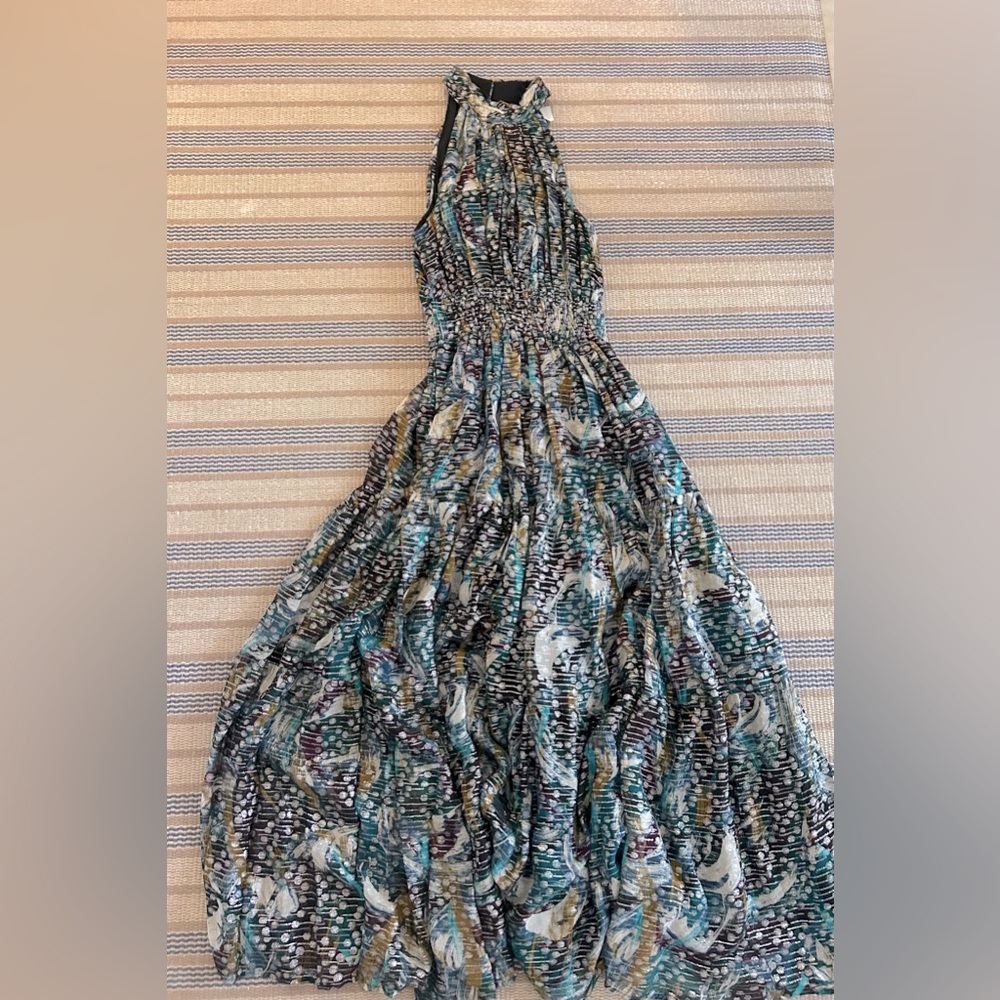 Anthropologie halter dress